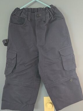 Kids Boy Scout Cargo Pants - Navy Blue